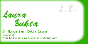 laura bukta business card